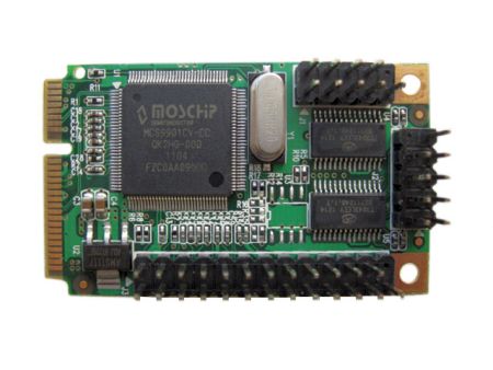 Mini PCI Express контроллер последовательных и параллельного портов, FG-MMT02A-1-CT01, другое фото