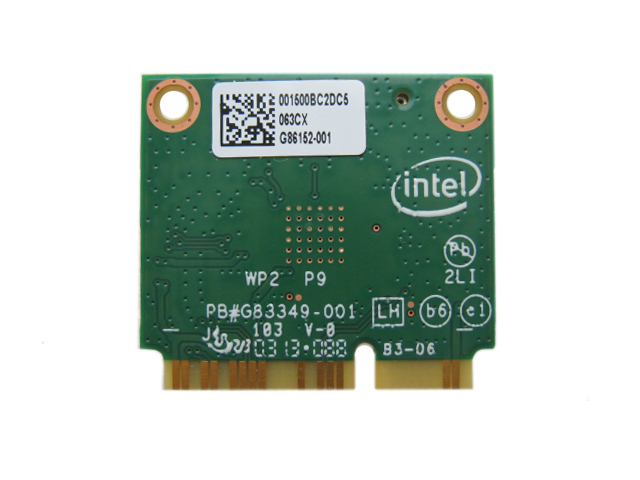 Контроллер Intel Wireless-N 7260 802.11bgn Bluetooth 4.0.